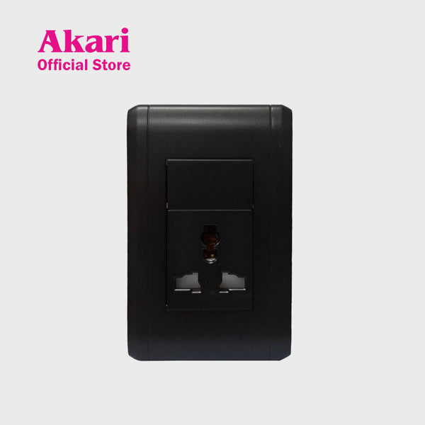 Akari Aircon Outlet / Multi Socket 250V / 20A, V Series, Black (AWD1711V(B)