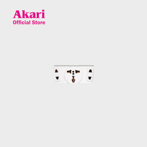 Akari 3 Gang Octopus Adaptor 2 Universal  &1 Multipurpose Sockets (AOA-001)