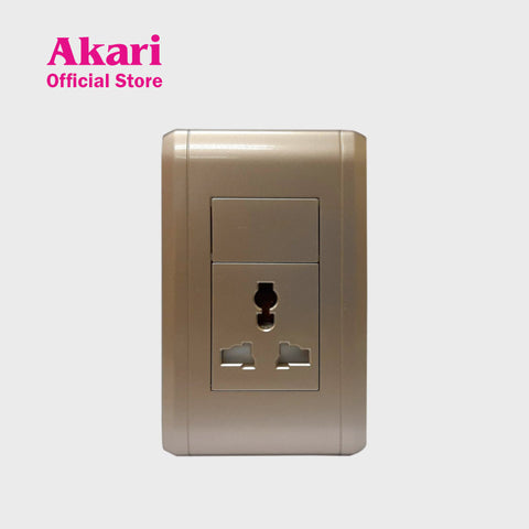 Akari Aircon Outlet / Multi Socket 250V / 20A, V Series, Gold (AWD1711V(G)