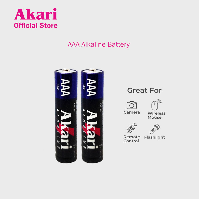 B1T1 Akari Alkaline Battery, AAA LR03, 1.5V - 4+2 in a pack (ABT-3A)