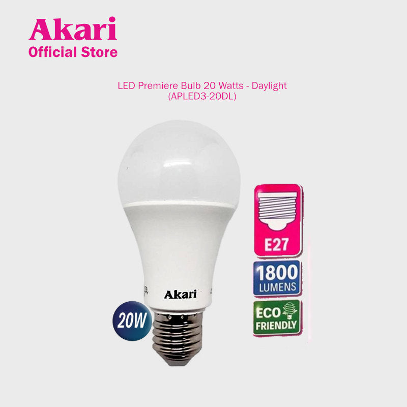 Akari LED Premiere Bulb 20 Watts - Daylight (APLED3-20DL)