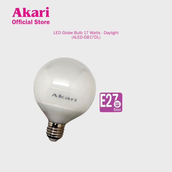 Akari LED Globe Bulb 17 Watts - Daylight (ALED-GB17DL)