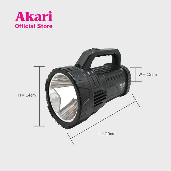 Akari Rechargeable 15W Portabeam Searchlight (ARL-6608)