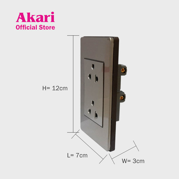 Akari Double Universal Ground - Steel (AWS-202)