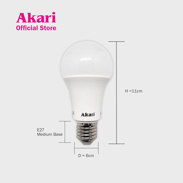 Akari B1G1:  LED Premiere Bulb 7Watts Value Pack - Daylight + FREE APLED3-7DL