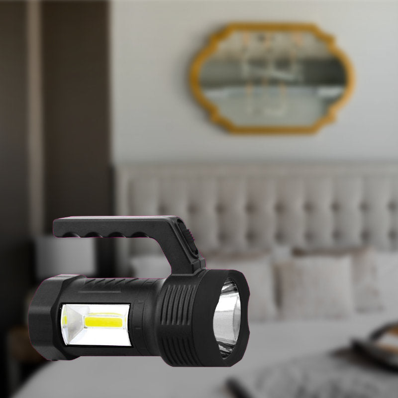 Akari Rechargeable Flashlight w/ Side Lantern (ARFL-K7788)