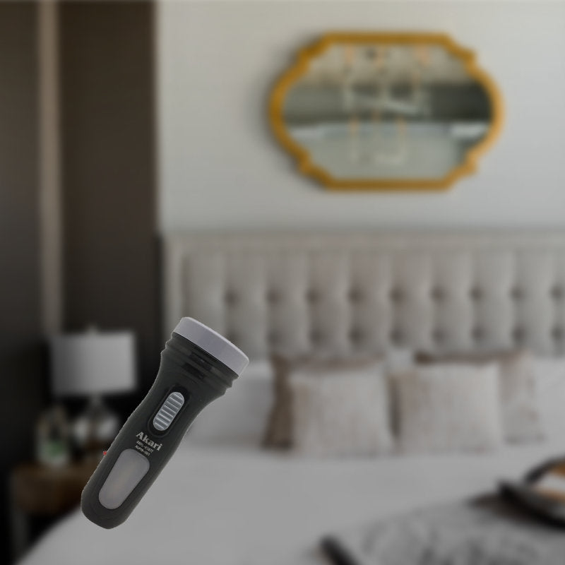 CLEARANCE SALE:Akari  Rechargeable 2 in 1 Led Flashlight with Sidelight (ARFL-K1877)