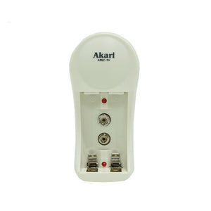 Akari 3 in 1 Mini Battery Charger With FREE1x9V Battery (ARBC-9V)