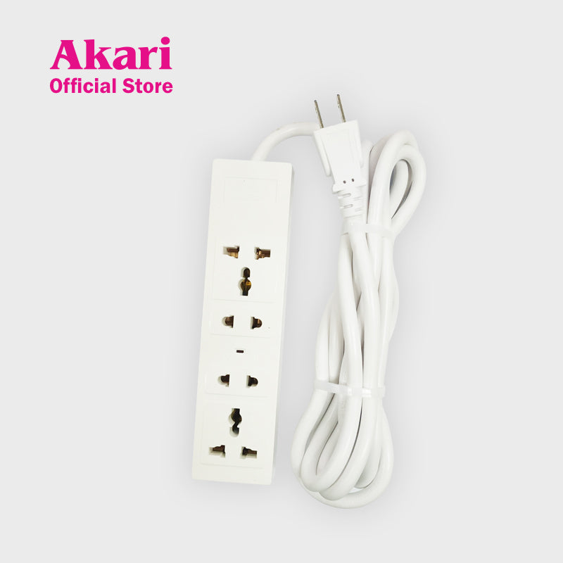 Akari 4 Gang With 10 Meters Cable Extension cord (AEC-H2010)