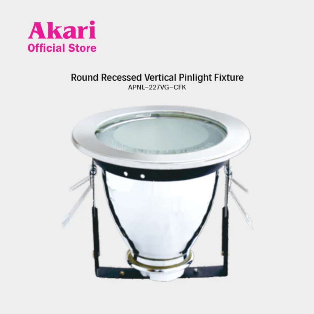 Akari Round Recessed Vertical Pinlight Fixture (APNL-227VG-CFK)