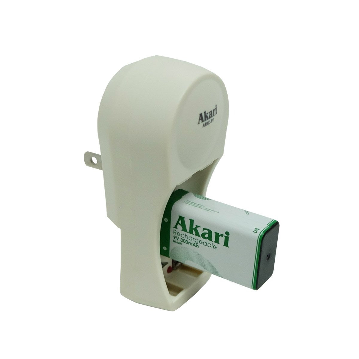 Akari 3 in 1 Mini Battery Charger With FREE1x9V Battery (ARBC-9V)