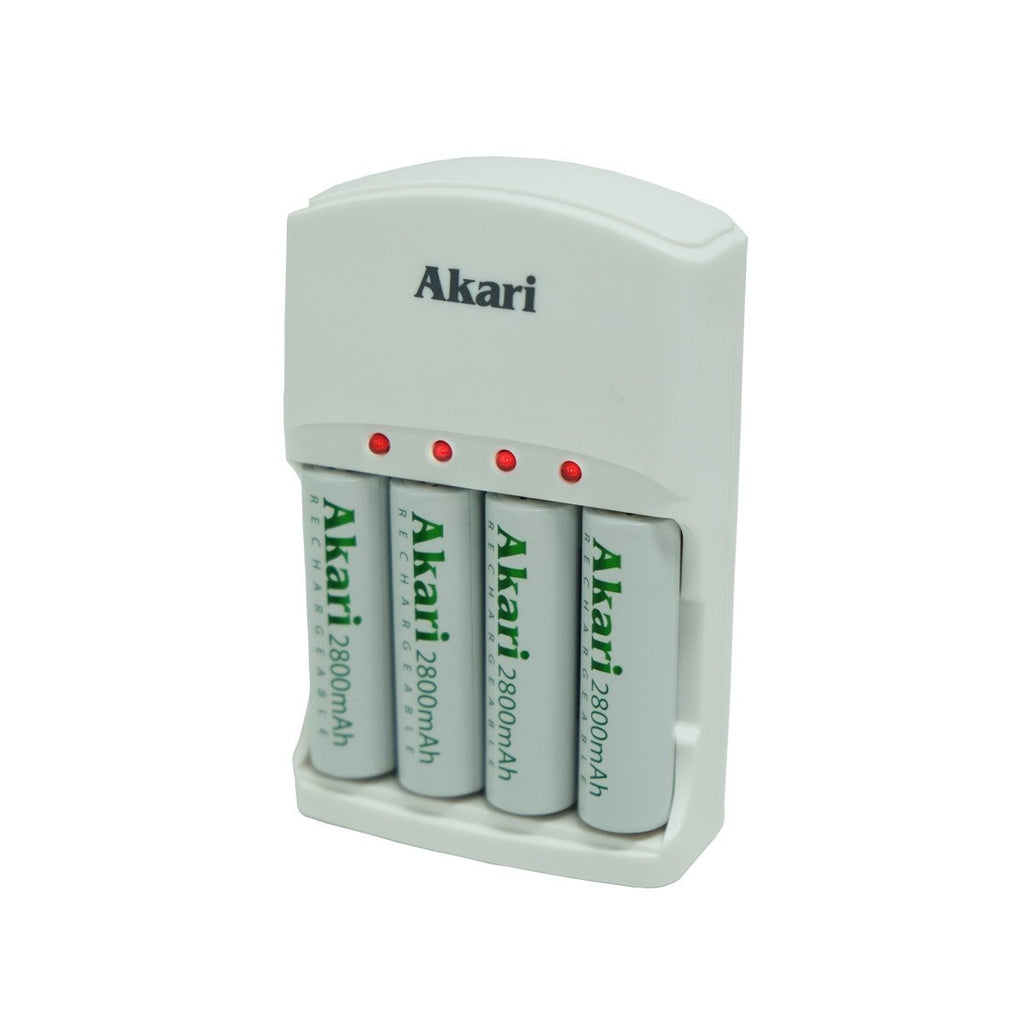 Akari Automatic Battery Charger with FREE 4x2800 mah battery (ARBC804