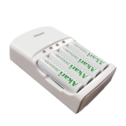 Akari Automatic Battery Charger with FREE 4x2800 mah battery (ARBC-804)