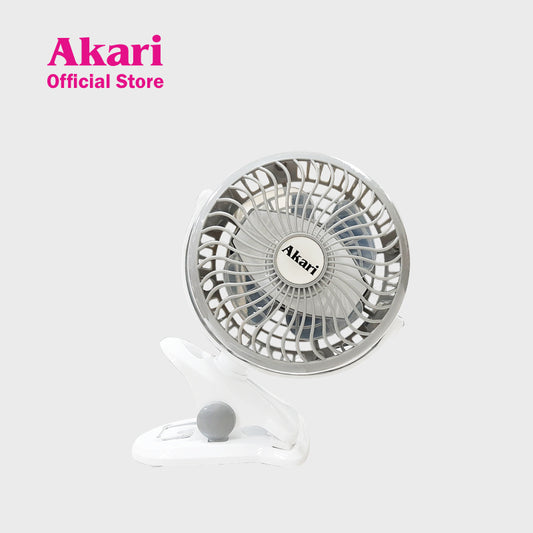 CLEARANCE SALE: Akari Rechargeable 4" Rechargeable 360° Clip Fan (ARF-5019)