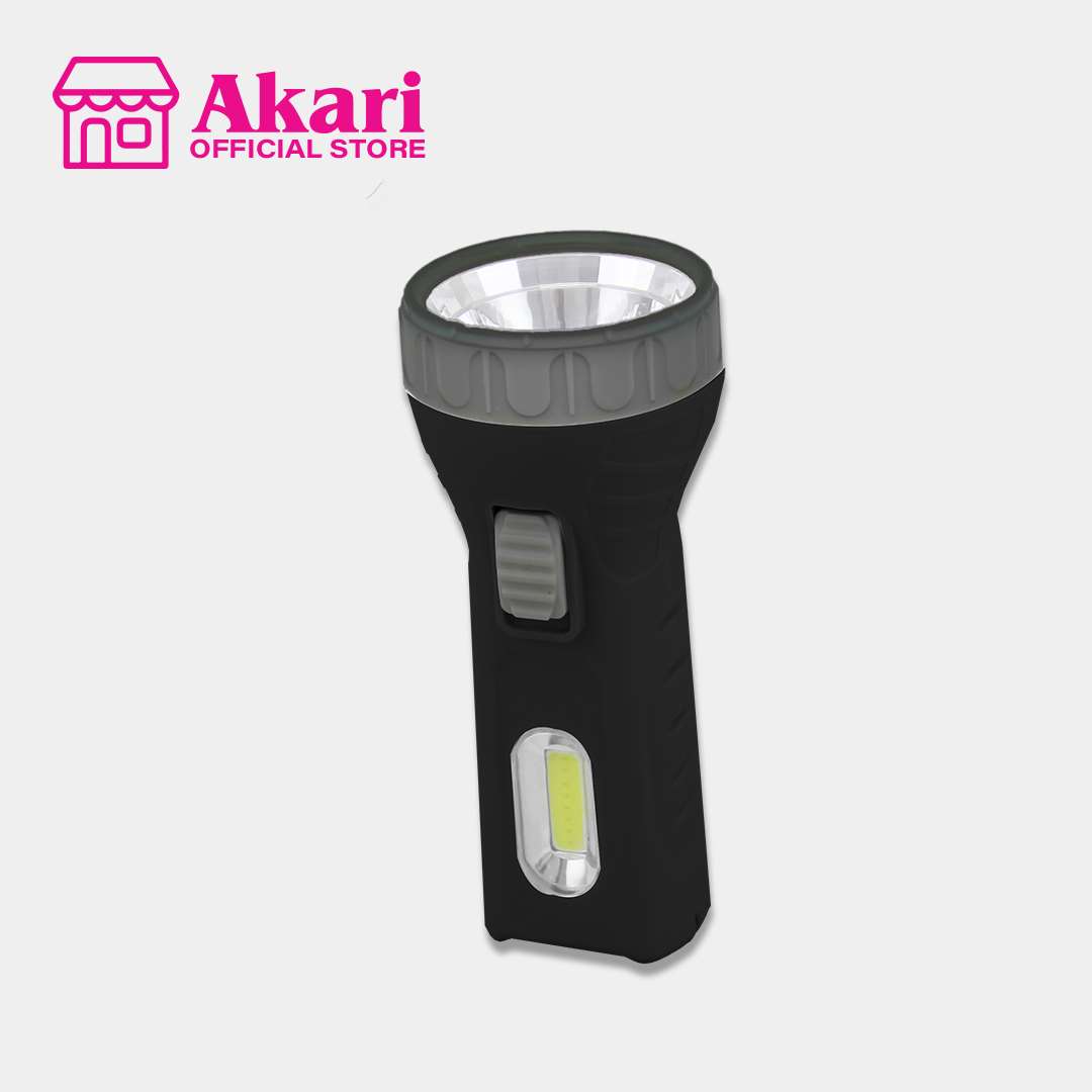 Akari LED 2-in-1 Battery Operated Flashlight with Sidelight (ARFL-K1708)