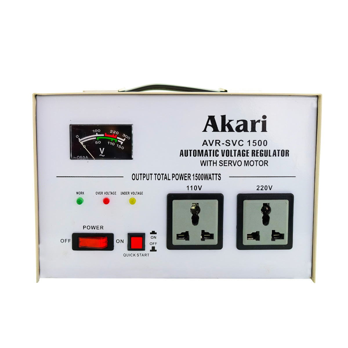 Akari 1500W Automatic Voltage Regulator (AVR-SVC 1500) – Akari.store