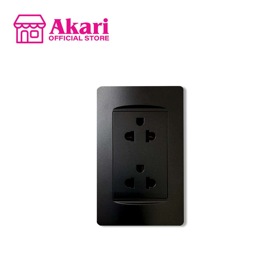 Akari Universal Duplex Outlet with Grounding (AWD-Z8201(B)) – Akari.store