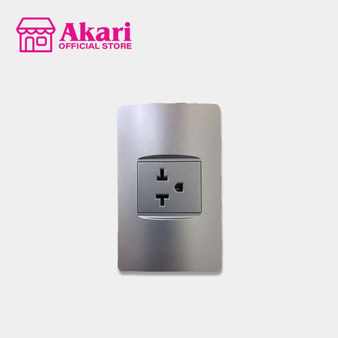 *Akari 1 Gang AC Outlet (AWD-Z8205(S))