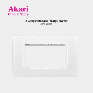 Akari 3 Gang Plate Cover (AWD-Z83GP)