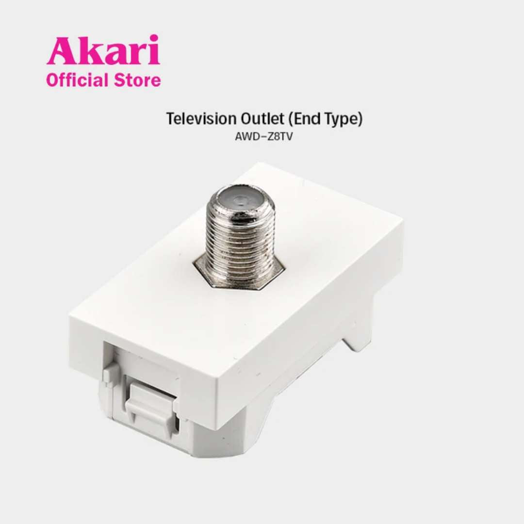 Akari Television Outlet (end type) (AWD-Z8TV)