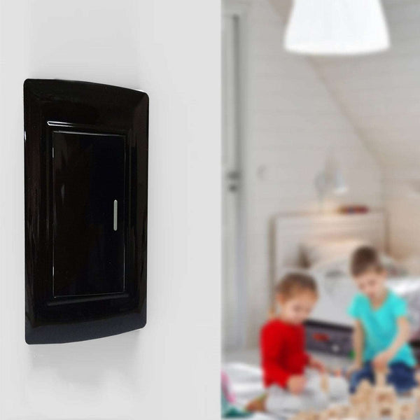 *Akari 1 Gang 1 Way Switch - Black (AWD-101BI)