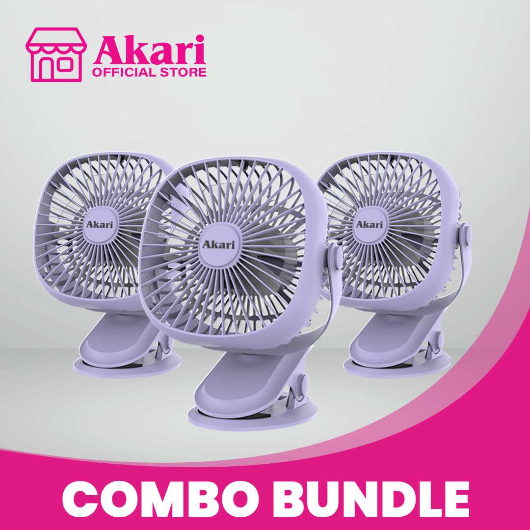 Cute Small Best Rechargeable Clip Fan with LED Light