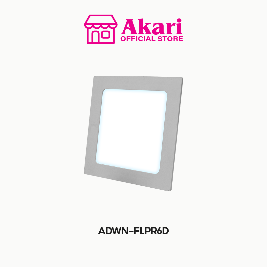 Akari LED Low Profile Downlight Square 6W (ADWN-FLPS6D)