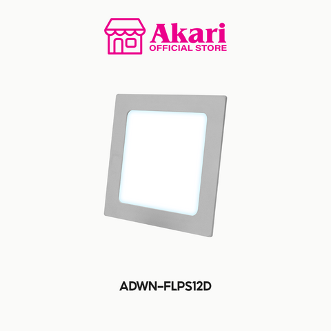 Akari LED Low Profile Downlight Square 12W (ADWN-FLPS12D)