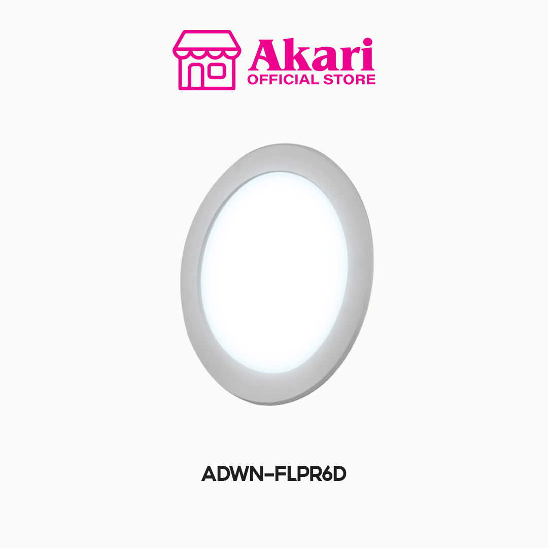 Akari LED Low Profile Downlight Round 6W (ADWN-FLPR6D)