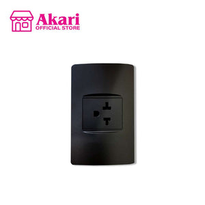 *Akari 1 Gang AC Outlet (AWD-Z8205(B))