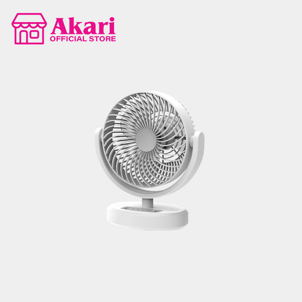 Akari 6” Rechargeable LED Deskfan with Night Light Function (ARF-606)
