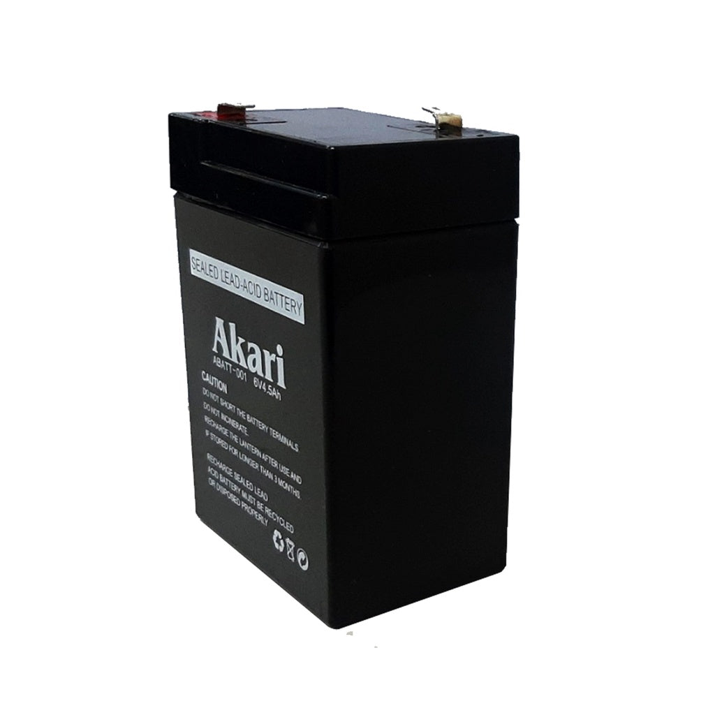 Akari 6V Sealed Lead Acid Back up Battery (ABATT-001)