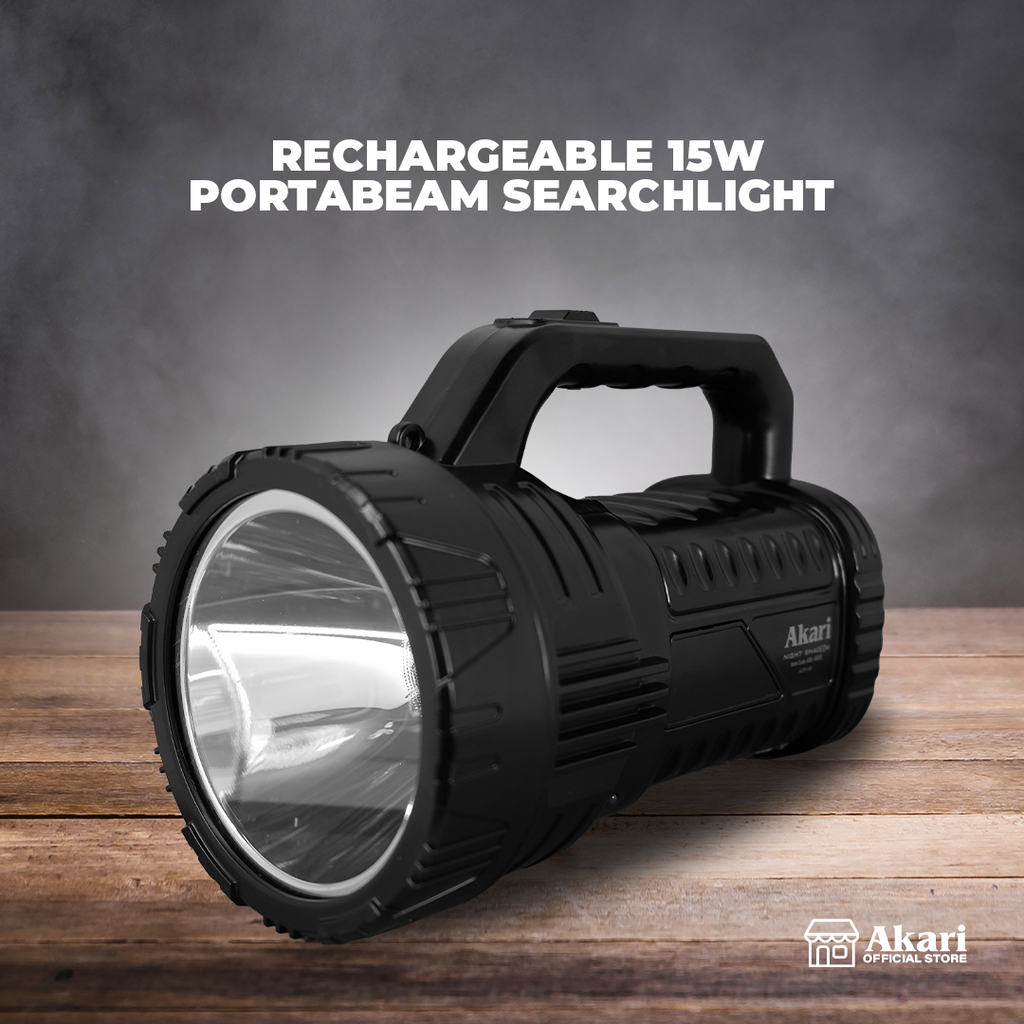 Akari Rechargeable 15W Portabeam Searchlight ARL 6608 Akari.store