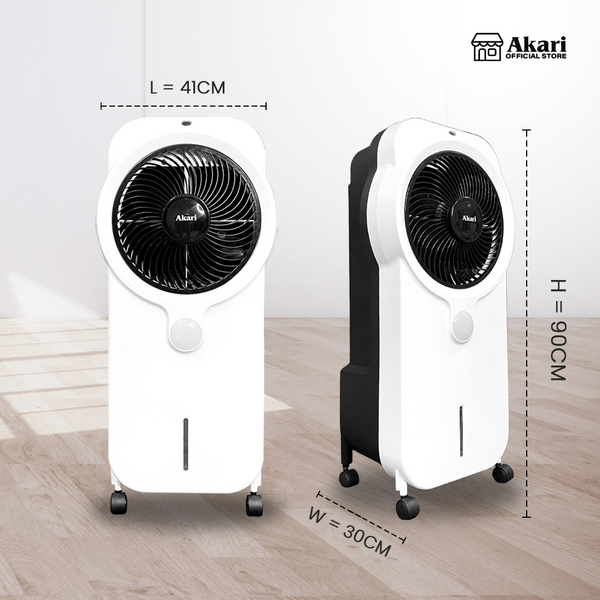 Akari Rechargeable Air Cooler with Purifier and LED Night Light (ARFC-12C)