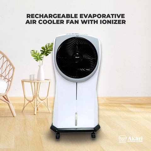 Akari Rechargeable Evaporative Air Cooler Fan with Ionizer (ARFC-3239)