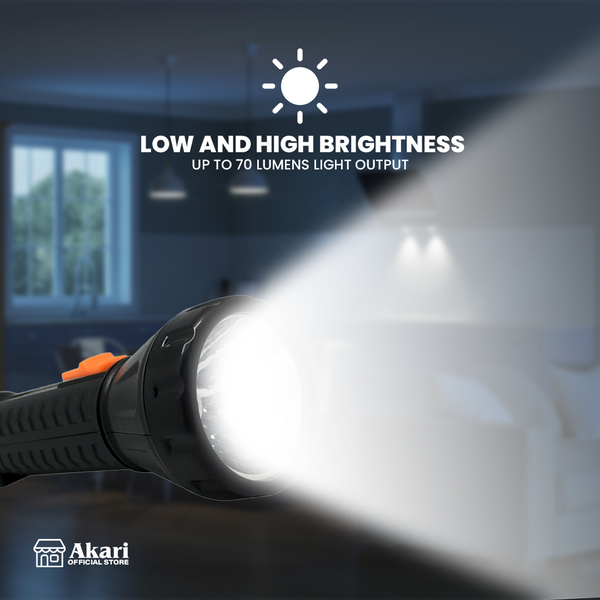 Akari Rechargeable Flashlight 1 Watts (ARFL-8901)