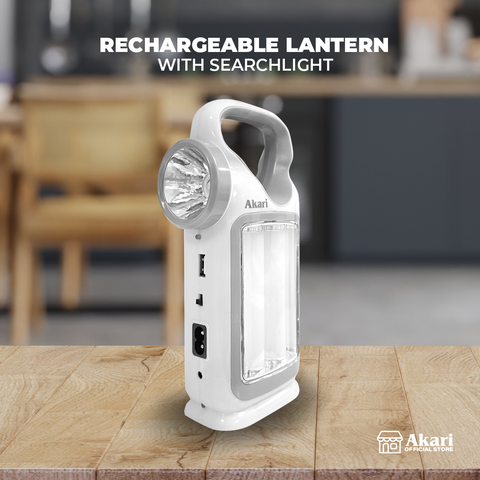 Akari Rechargeable Lantern with Searchlight (ARL-K9821)